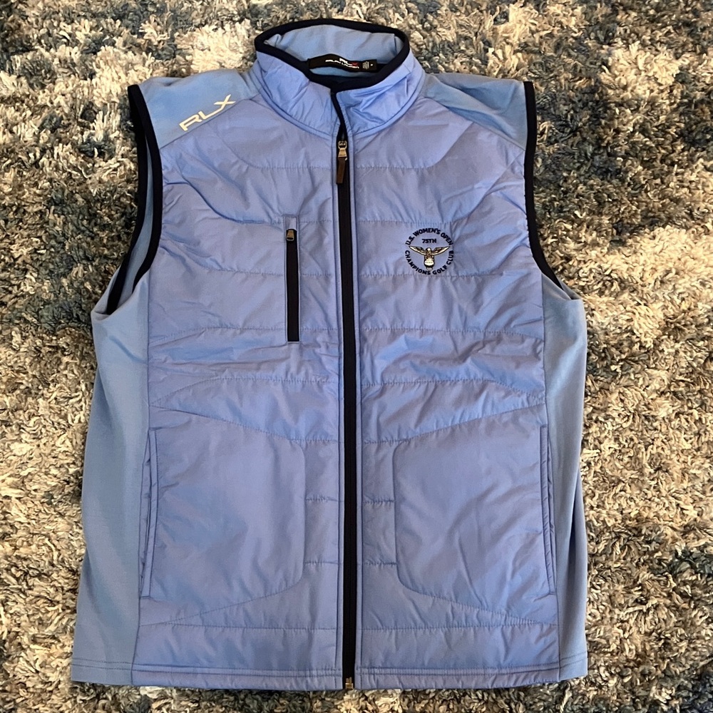 RLX Ralph Lauren Blue Quilted Vest - M - Like New